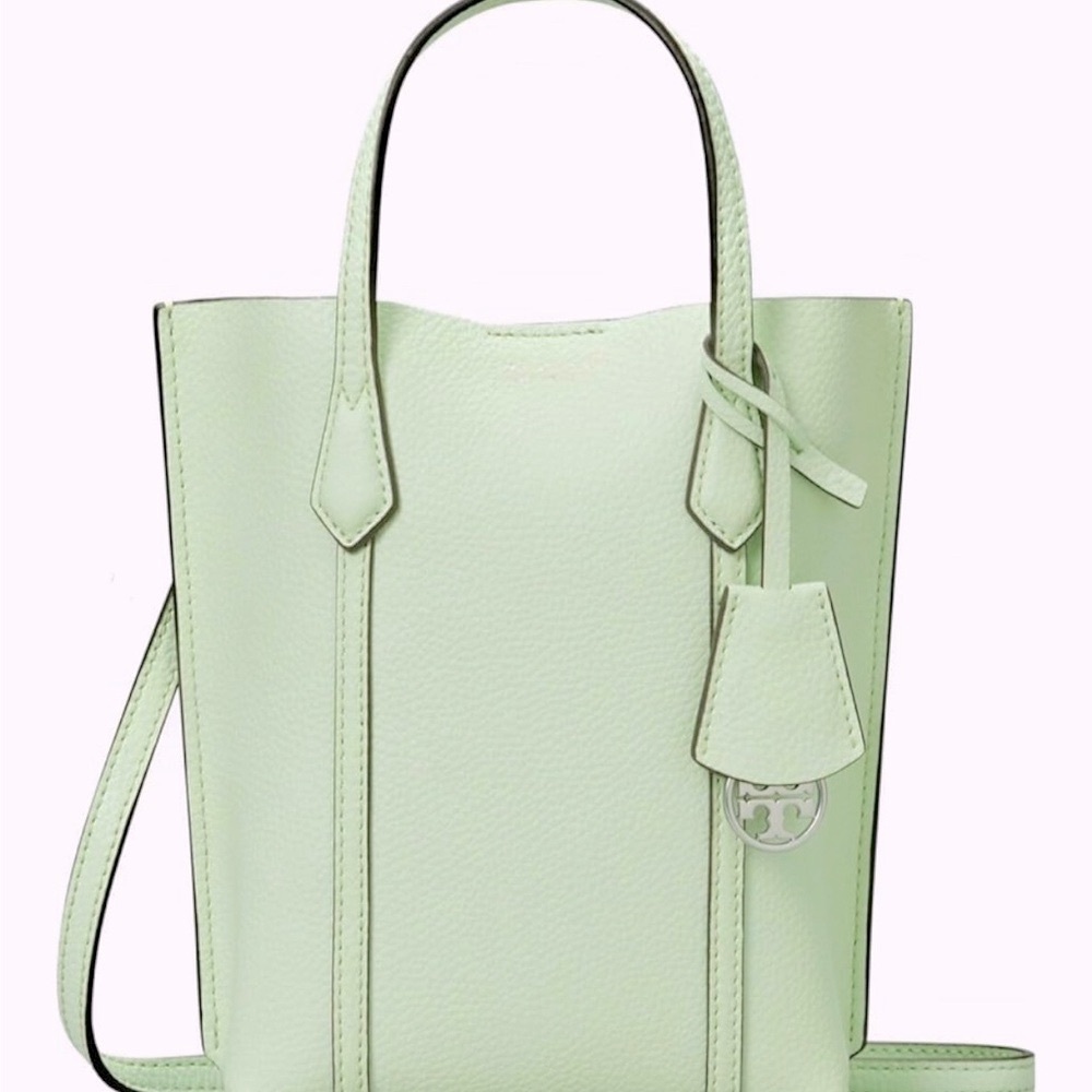 Tory Burch Mini Perry Tote in Meadow Mist Crossbody Bag NWT